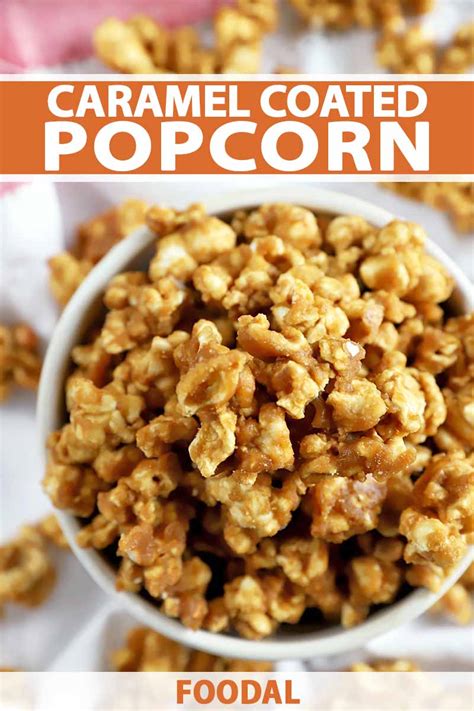 easy-caramel-coated-popcorn-recipe-foodal image