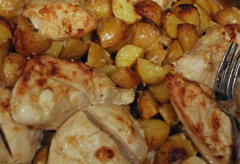 zesty-roasted-chicken-and-potato-dinner image