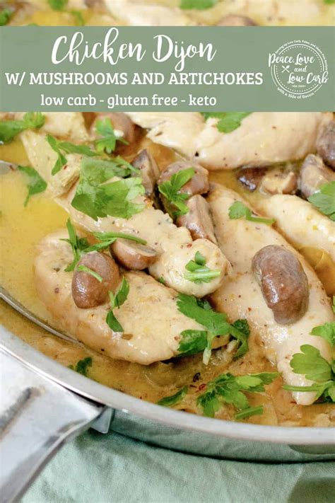 chicken-dijon-with-mushrooms-and-artichokes image