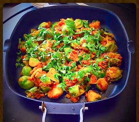 indian-spiced-brussel-sprouts-sabzi-recipe-brussel image