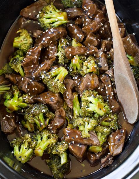 slow-cooker-beef-and-broccoli-super-tender-chef-savvy image
