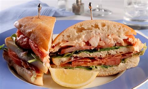 lobster-club-sandwich-recipe-foodchannelcom image