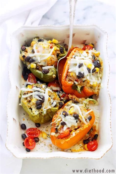 southwestern-quinoa-stuffed-peppers-recipe-stuffed image