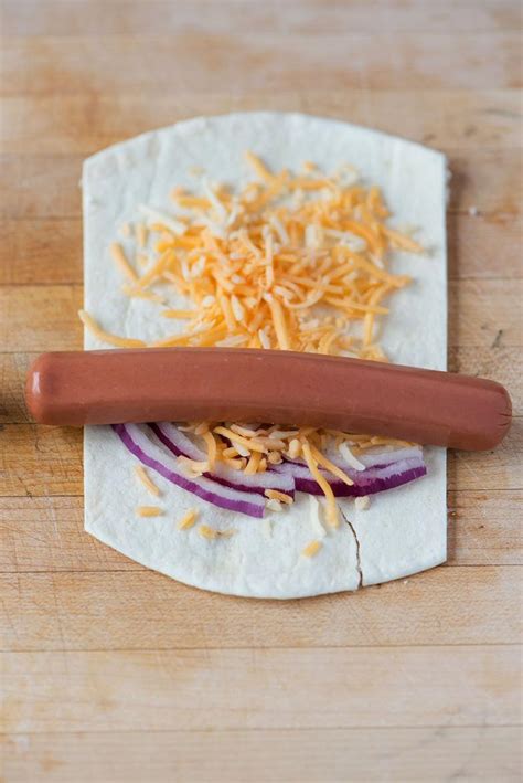 easy-tortilla-hot-dog-wraps-food-network-canada image