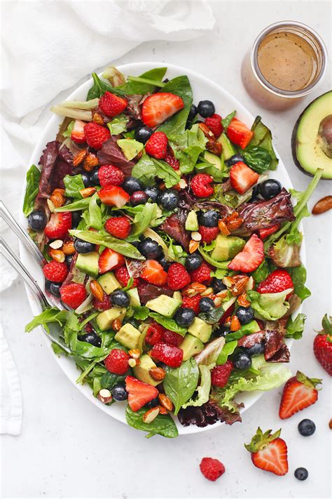 mixed-berry-salad-with-tangy-vinaigrette-one-lovely-life image