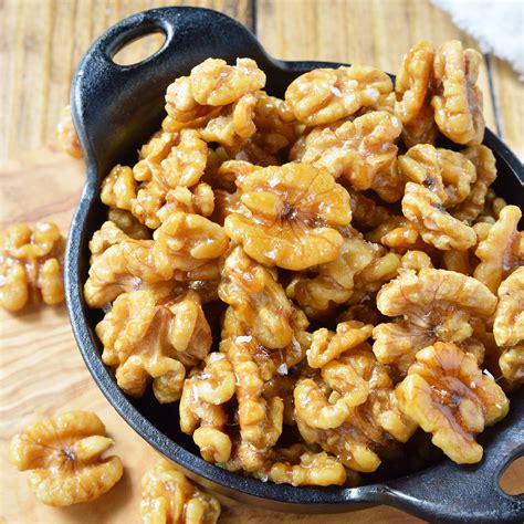 easy-maple-glazed-walnuts-recipe-paleo image