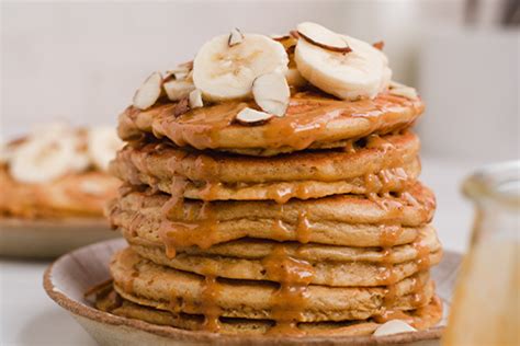 simplemills-almond-butter-banana-pancakes image