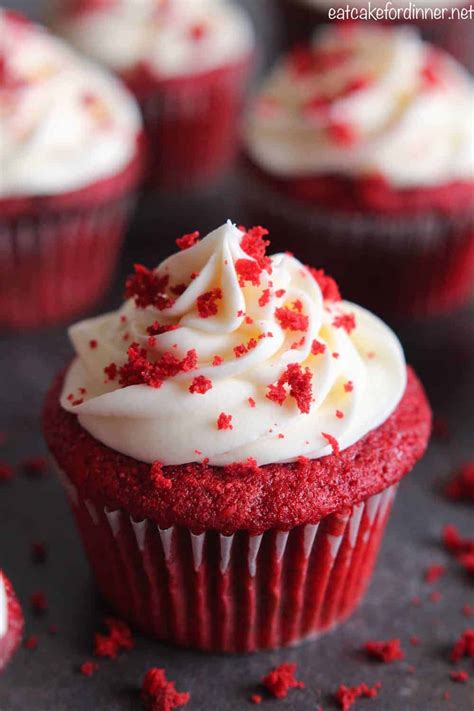 the-best-red-velvet-cupcakes-with-cream-cheese-frosting image