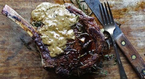 bone-in-ribeye-steak-recipe-with-whisky-cream-sauce image