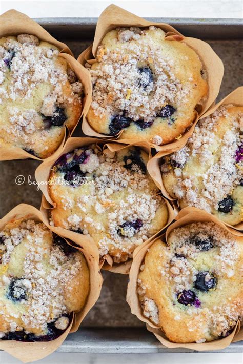bakery-style-lemon-blueberry-streusel-muffins-beyond image