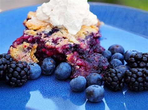 black-and-blue-berry-cobbler-recipe-good-food image