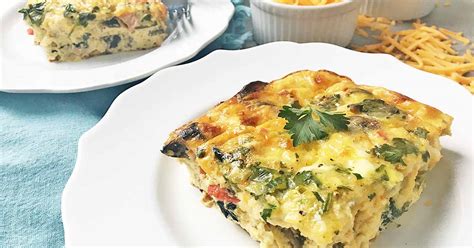 loaded-veggie-and-cheese-overnight-egg-bake-foodal image