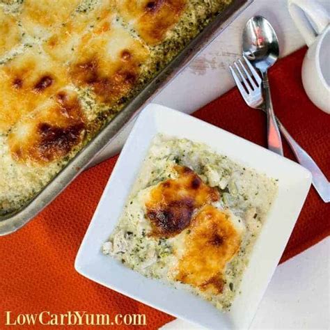 chicken-alfredo-casserole-with-broccoli-low-carb-yum image