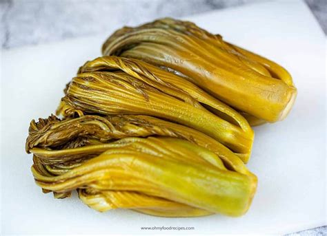 pickled-mustard-greens-recipe-酸菜-oh-my-food image