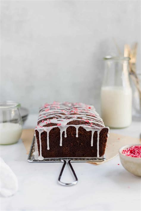 chocolate-loaf-cake-with-peppermint-glaze-lenox-bakery image