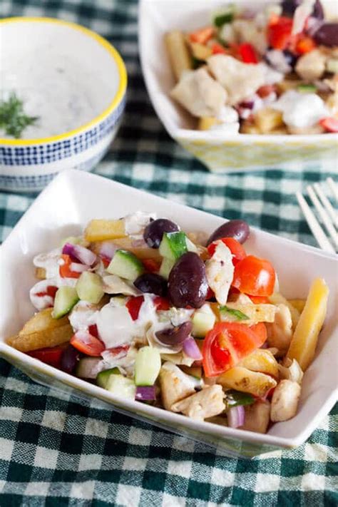 loaded-greek-fries-healthy-delicious image