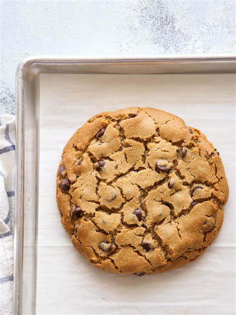 one-giant-peanut-butter-chocolate-chip-cookie image