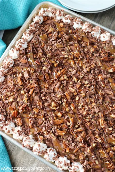 chocolate-turtle-slab-pie-recipe-easy-peasy-pleasy image