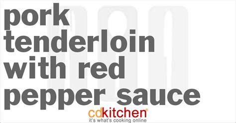 pork-tenderloin-with-red-pepper-sauce image