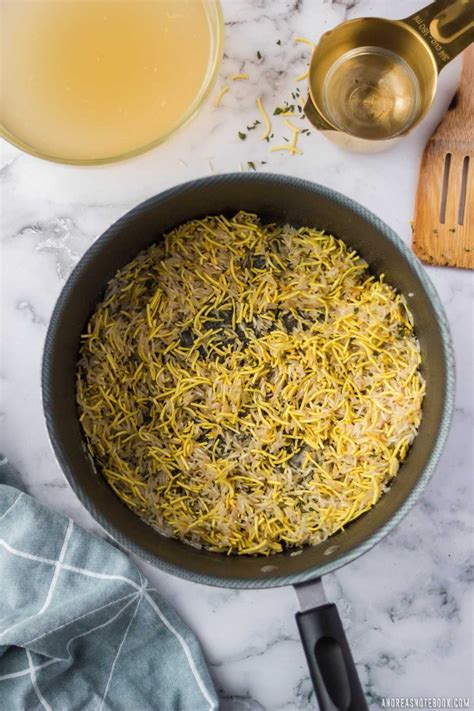 healthy-rice-a-roni-copycat-recipe-rice-pilaf-with-orzo image