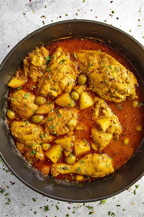 pollo-guisado-recipe-chicken-stew-chili-pepper image