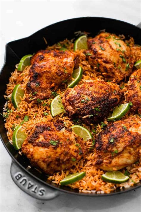 one-pan-chili-lime-chicken-and-rice-the image