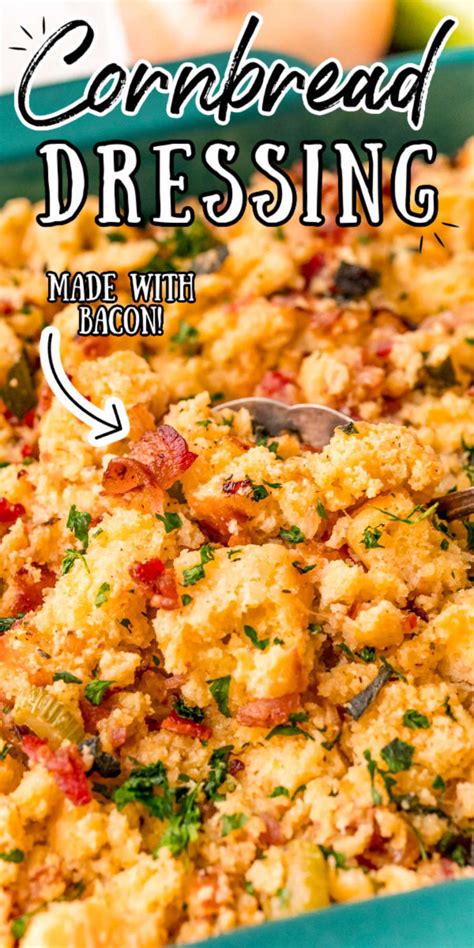 southern-cornbread-dressing-with-bacon-sugar-and-soul image