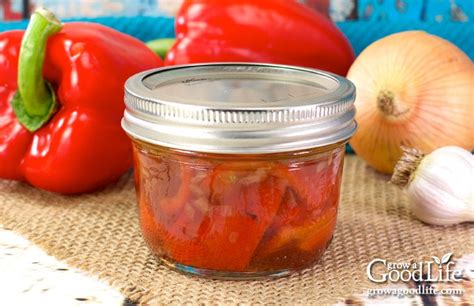 marinated-roasted-red-peppers-canning image