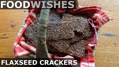 flaxseed-crackers-food-wishes-superfood-snack image
