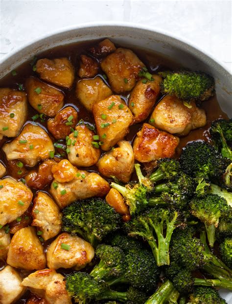 sticky-apricot-chicken-and-broccoli-how-sweet-eats image