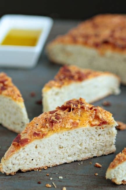 bacon-and-cheese-focaccia-bread-my-baking-addiction image