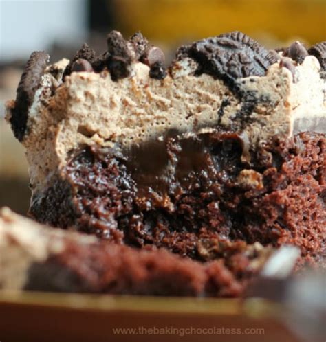 hot-fudge-oreo-chocolate-poke-cake-the-baking image