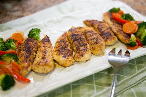 pan-grilled-chicken-sauteed-vegetables-delicious image