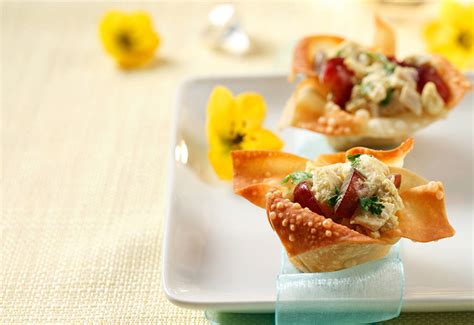 curried-chicken-salad-in-crisp-wonton-cups-eat-well image