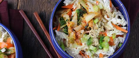 cabbage-and-kimchi-salad-with-sesame-miso-dressing image
