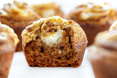 pumpkin-cream-cheese-swirl-muffins-i-am-baker image