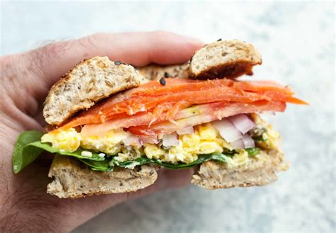24-bagel-sandwich-recipes-ideas-for-breakfast-lunch image