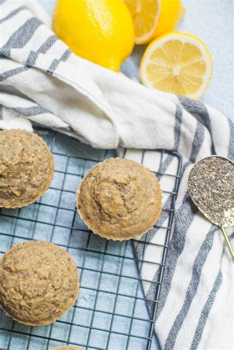 healthy-lemon-chia-seed-muffins-the-clean-eating image