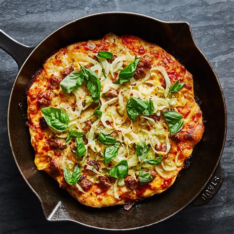 cast-iron-pizza-with-fennel-and-sausage image