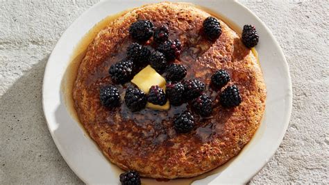 whole-grain-pancakes-with-blackberries-recipe-bon image