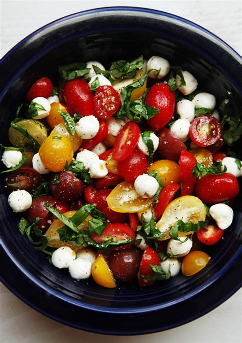 tomato-basil-mozzarella-salad-savory-sweet-life image