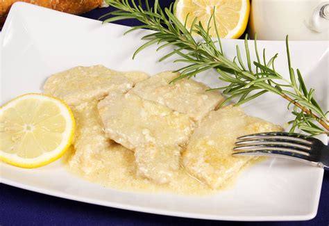 veal-escaloppes-with-lemon-sauce-or-scaloppine image