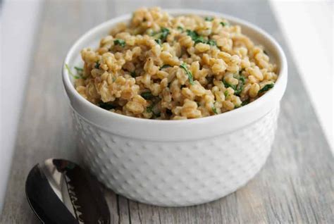 creamy-farro-with-spinach-garlic-and-asiago-carries image