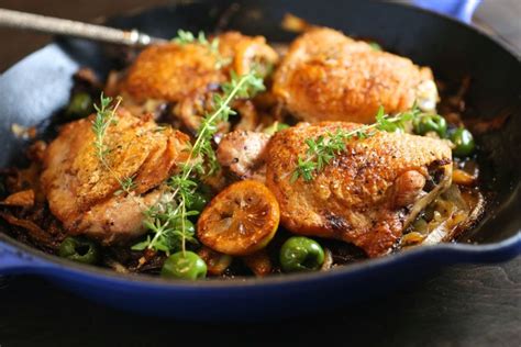 braised-chicken-thighs-with-lemon-garlic-and-olives image