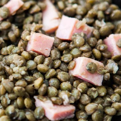 lentils-and-ham-recipe-simply image