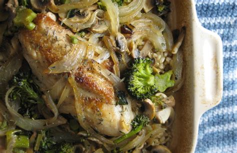 baked-chicken-broccoli-rice-recipe-lillys-table image