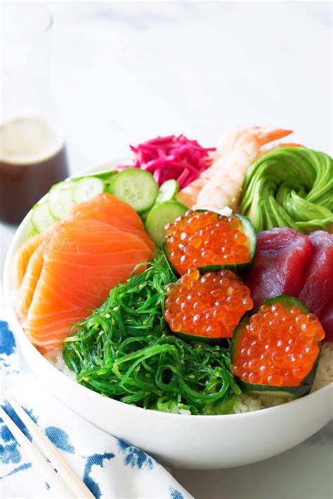 loaded-sushi-bowls-with-ginger-wasabi-dressing image