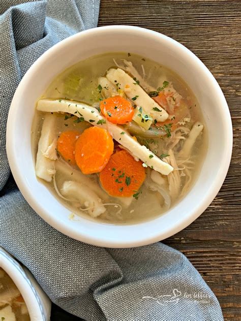 turkey-noodle-soup-made-with-turkey-stock-and image