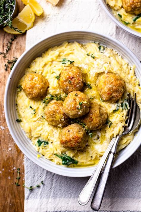 baked-lemon-butter-chicken-meatballs-with-creamy image