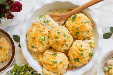 chicken-pot-pie-with-garlic-cheddar-biscuits image